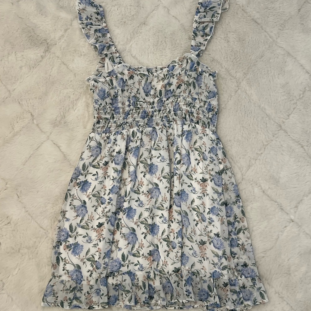 Altar'd State Blue Floral Mini Dress